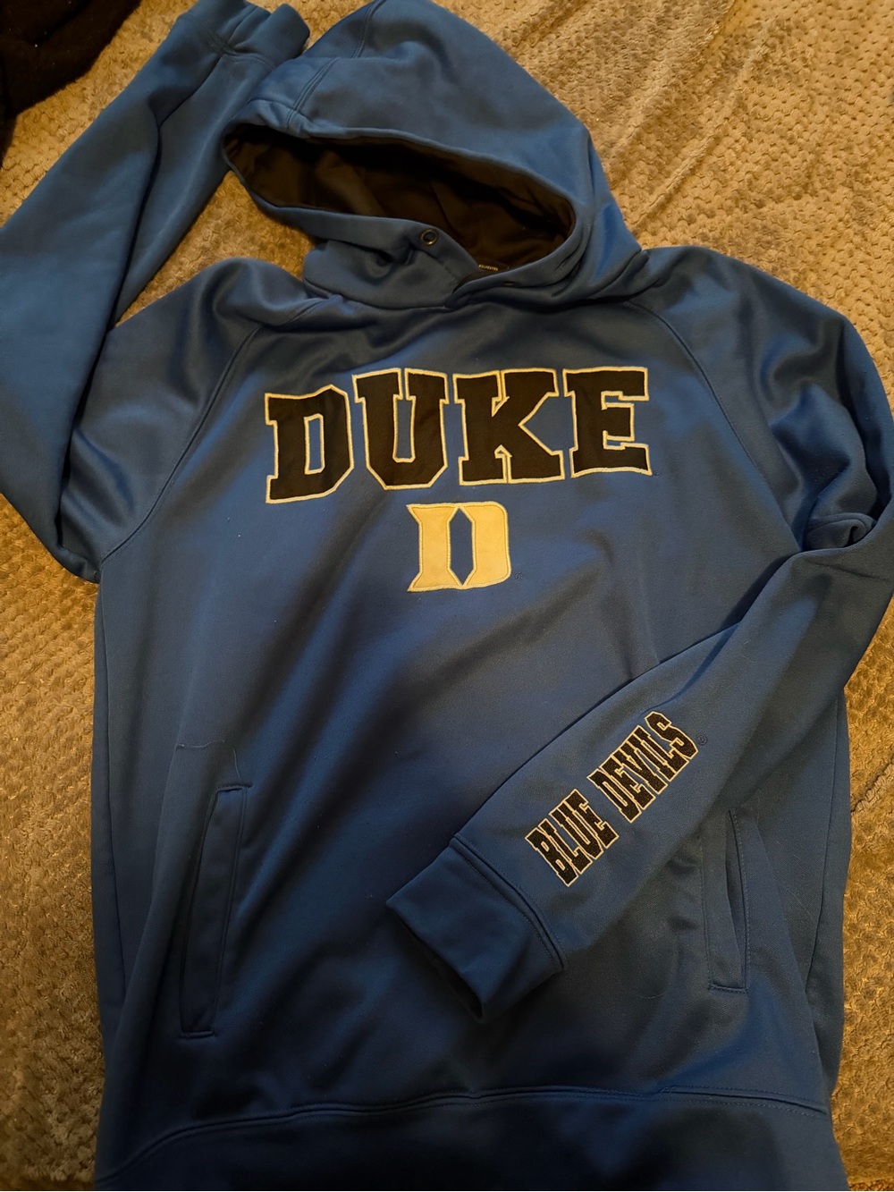 Duke Blue Devils Hooded Sweatshirt - Blue with white lettering - Picture 2 of 3